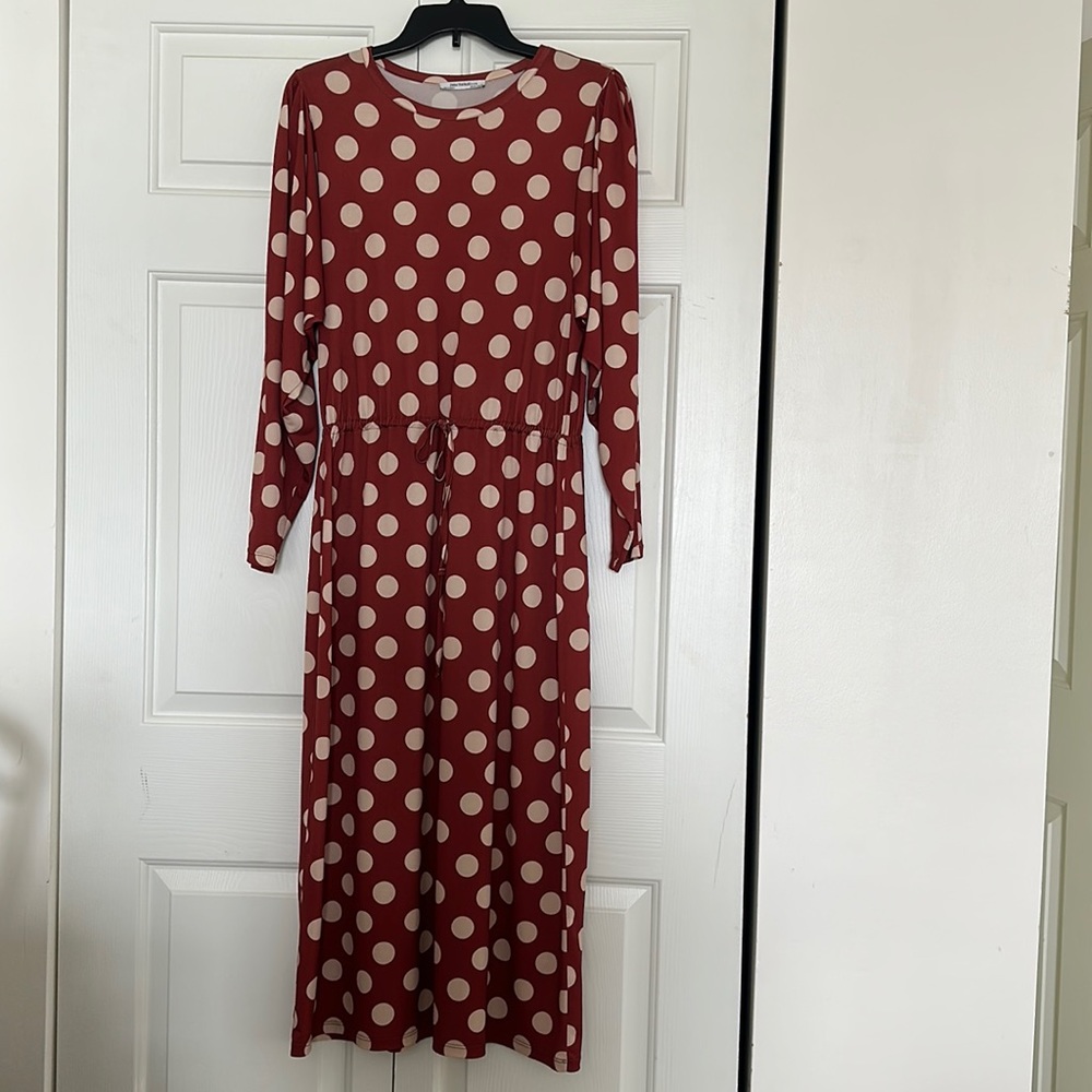 Zara polka dot dress